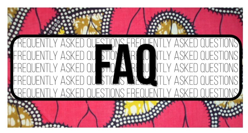 FAQ with background